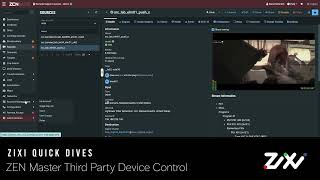 Zixi Quick Dives Zen Master Third Party Device Control