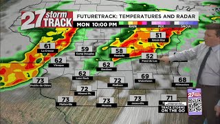 Strong to severe storms possible overnight