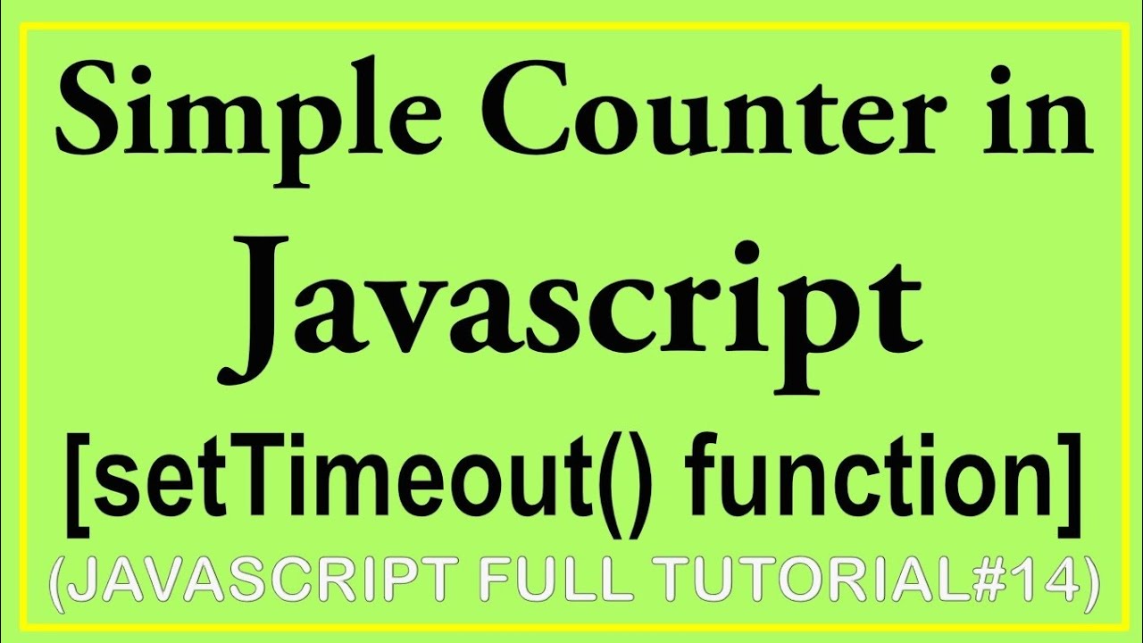 #javascriptinhindi 14 | making counter in javascript | how to make ...
