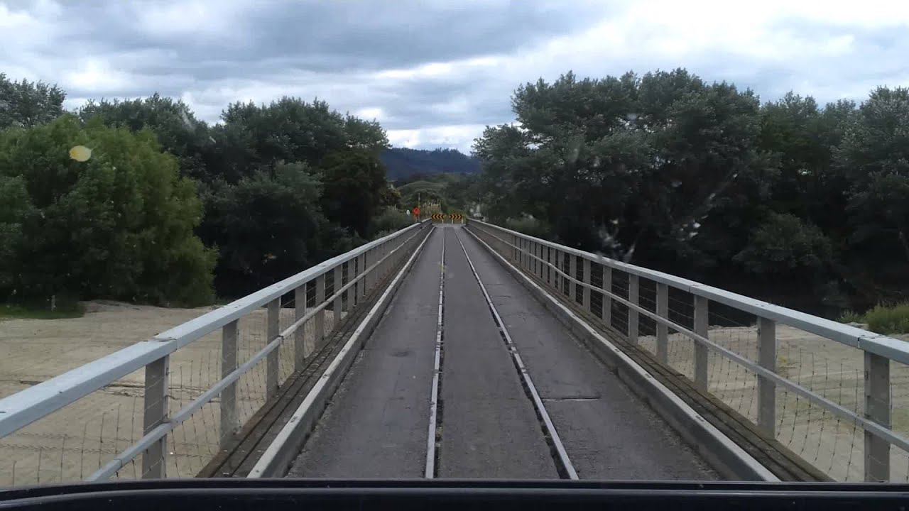 Road Bridge Crossing SH2 New Zealand