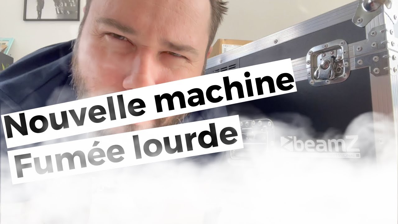 TEST de ma nouvelle machine à fumée lourde - YouTube