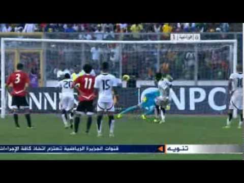 ملخص مباراة مصر1-6 غانا