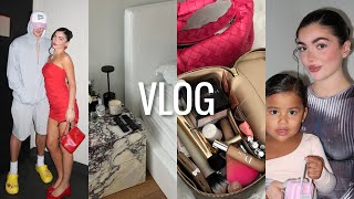 VLOG: new room tour, GRWM for Halloween + pack with me!