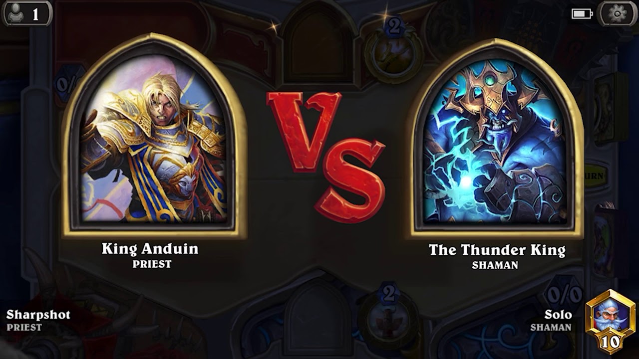 Quest shaman vs Quest priest Ashes of Outland Hearthstone YouTube