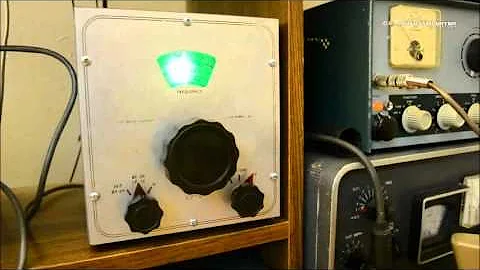Demonstration of the Heathkit VF-1 VFO