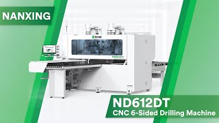 Outstanding in drilling\&milling! Nanxing ND612DT CNC 6-Sided drilling machine