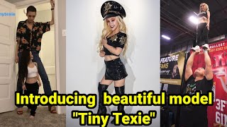 Tiny Texie - the worlds shortest model | tall girl short girl | beautiful model