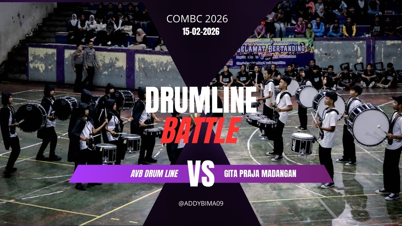 Drum Battle Arrahman Voice Band Vs Gita Praja Madangan || Ciamis Open Marching Band Competition 2026