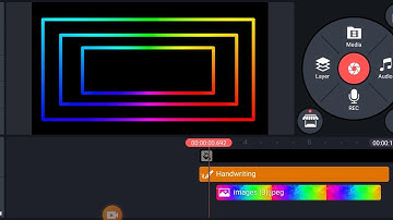 How to make Neon Border in kinemaster |animation frame design | 3d style design