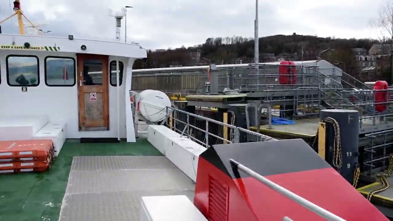 MV Ali Cat Arriving at the Gourock Steps