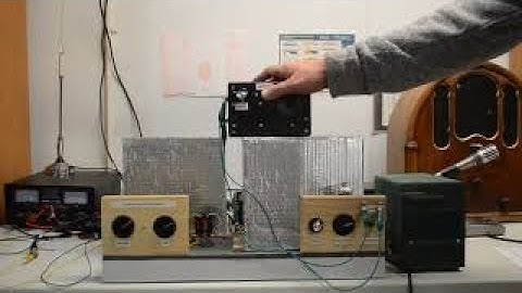 My Homebrew SuperHet Receiver in action!