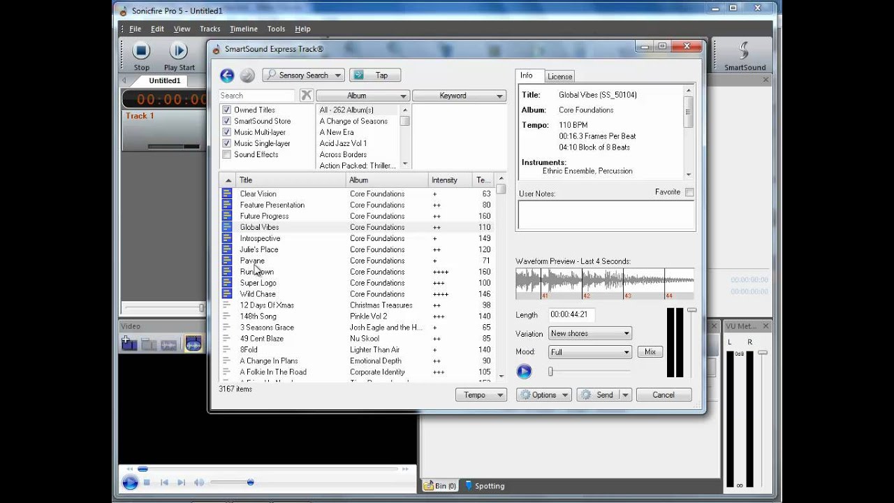 Pinnacle Studio SmartSound mit Pinnacle Studio 15 - YouTube