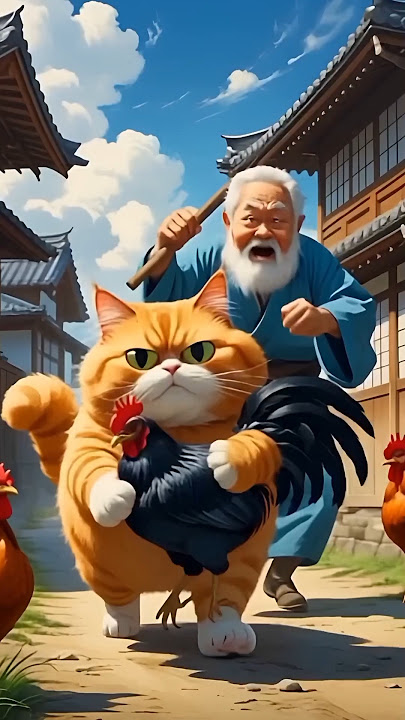 Jadilah kucing oranye yang berhati-hati #hewanlucu #lucu #hewan #penyelamatanhewan #kucing