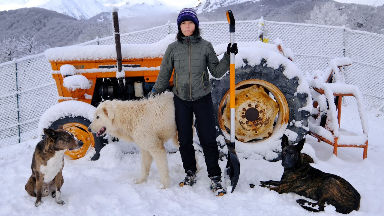 Моя жизнь в заброшенной деревне зимой ❄️ Вот мой день вдали от всего