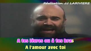 Video thumbnail of "DEMIS ROUSSOS   QUAND JE T'AIME I G JJ Karaoké"