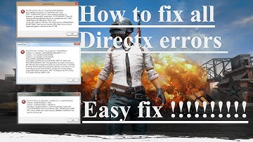Easy Fix for every DirectX error XP/7/8/8.1/10 EASY TUTORIAL !!