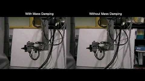 Vibration suppression control video from my Ph.D. thesis