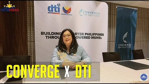Converge SME and DTI Partnership for MSME Sector Digital Transformation