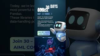 Full AIML – 30 DAYS COURSE, DAY – 3 ,VIDEO-1 Guide