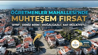Burhaniye Öğretmenler Mahallesinde 137M² Fırsat Daire Denize Sadece 500M