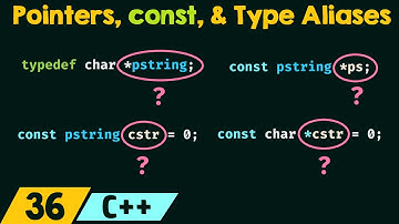 Pointers, const, and Type Aliases in C++