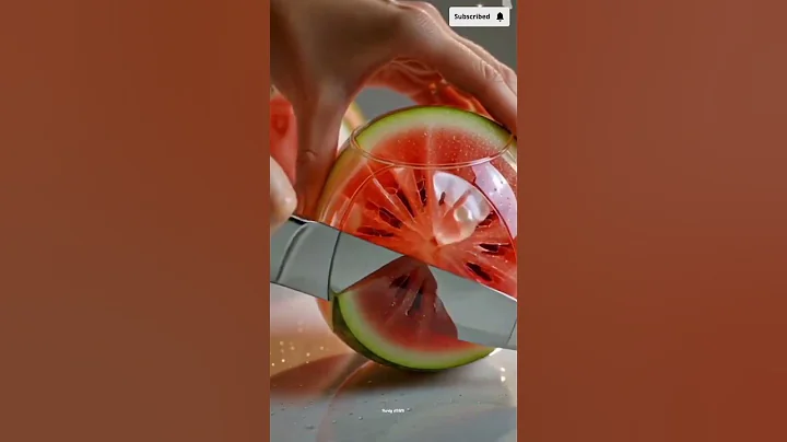 Cutting Glass Fruit Watermelon🍉 ASMR #ai #aiart #asmrsounds #asmr #aiasmr #satisfyingvideo #trend