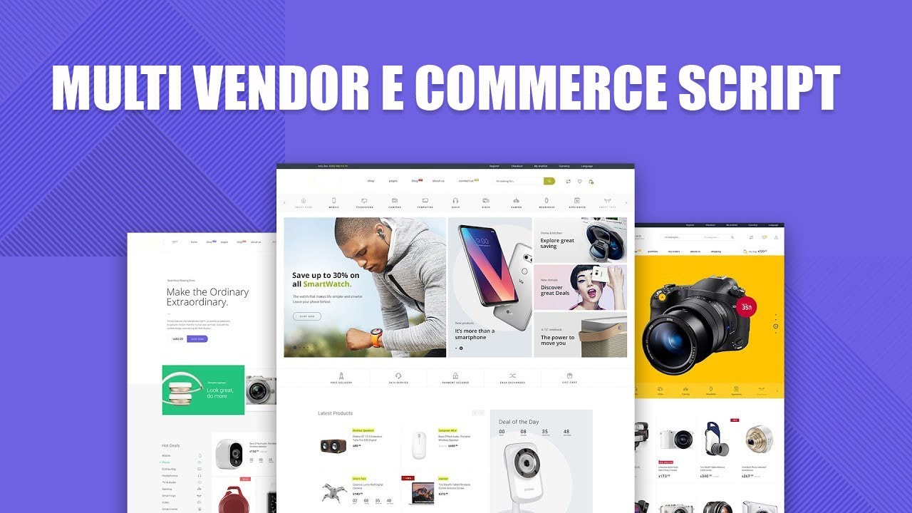 Multi Vendor Ecommerce Script for Online Shopping Website - YouTube