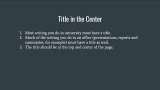 Writing Mechanics 12: Title