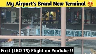 FLIGHT REPORT | IndiGo | Lucknow to Delhi (First Terminal 3 Flight On YouTube)