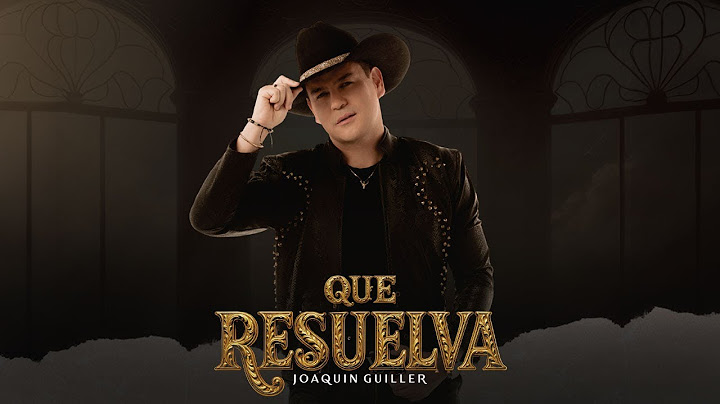 Joaquin Guiller - Que Resuelva (Visualizer)