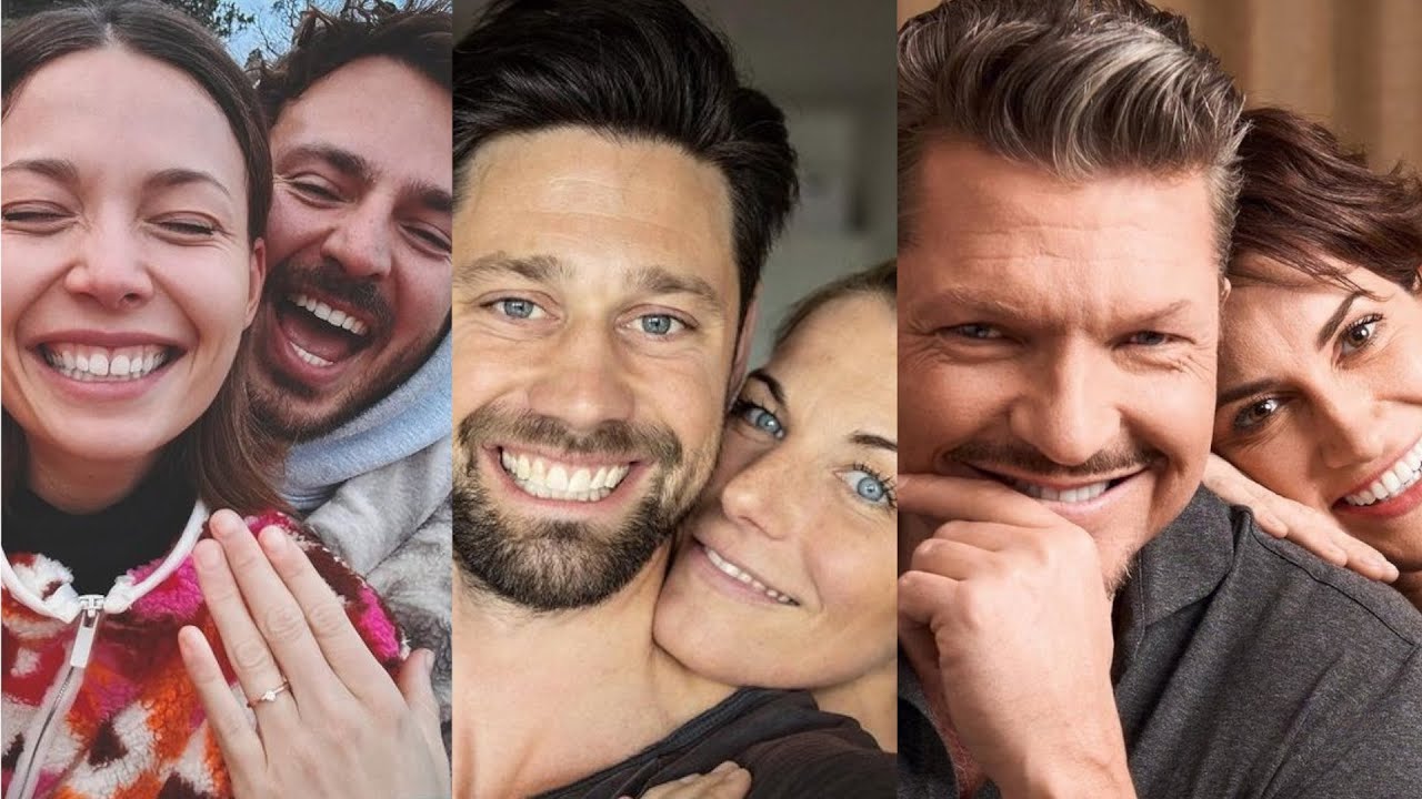 Красные розы ... Знаменитости со своими партнерами в реальной жизни