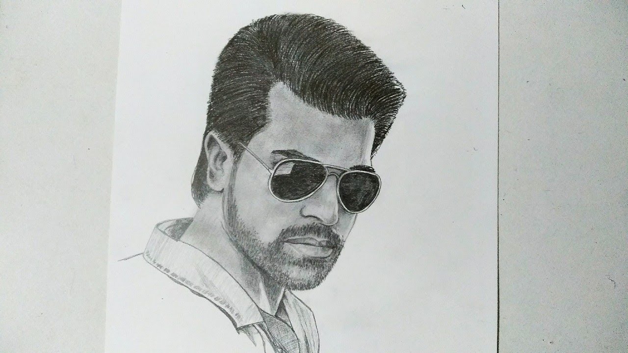 Drawing of Ram Charan YouTube