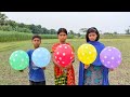 outdoor fun with Flower Balloon and learn colors for kids by I kids episode -404.