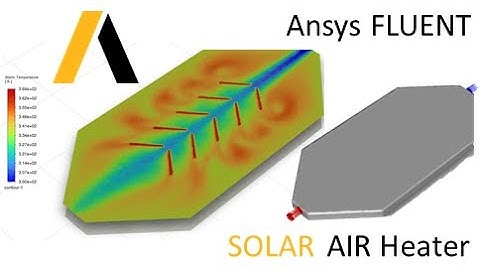 Ansys Fluent tutorial for beginners | Solar Air Heater | Ansys Student 2023 | Workbench