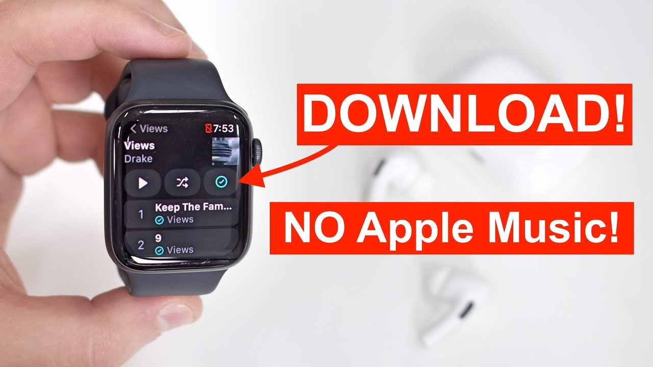 Listen To Music Offline on your Apple Watch WITHOUT Apple Music!! - YouTube