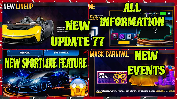 Asphalt 8, New Update 77 (8.7.0) is Here, All New Cars and New Events Other Information and Changes
