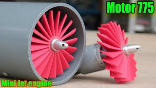 Wind Turbine Engine with Motor 775 - My new project