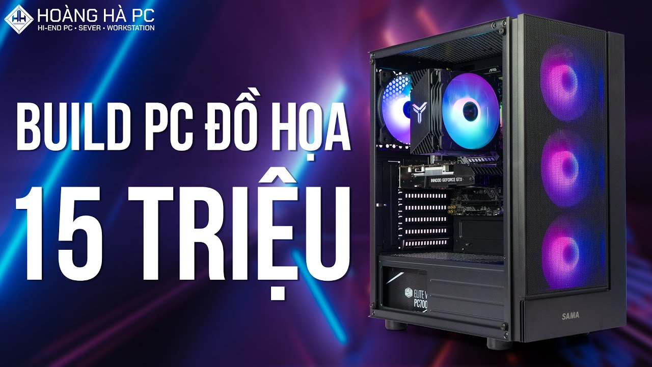 BUILD PC ĐỒ HỌA 15 TRIỆU - Intel I5 10400 | Ram 16GB | GTX 1650 4G - HOÀNG HÀ PC