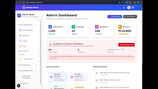Launch Your Own Multiplayer White Label Quiz Battle Platform | Admin Panel Part 2