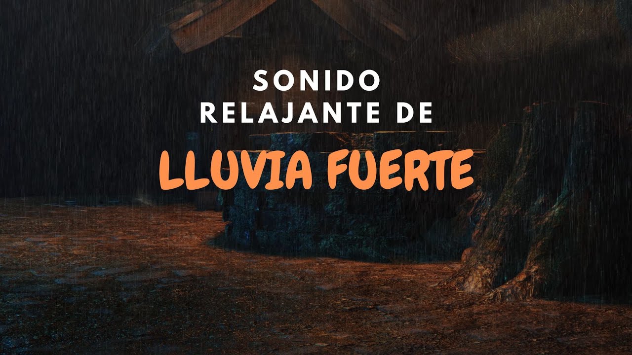 Lluvia Relajante Para Dormir - Sonido De Lluvia Fuerte y Truenos en ...