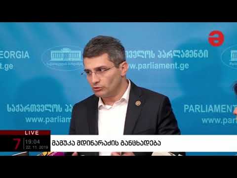 მდინარაძე: აკაკი ზოიძის ინიციატივაზე უმრავლესობის სხდომაზე ვიმსჯელებთ