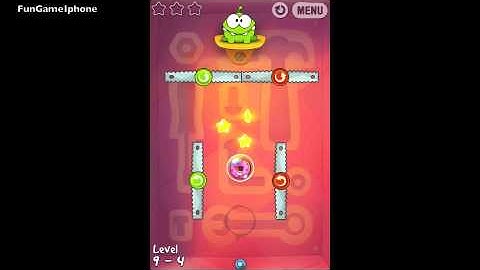 Cut The Rope Tool Box 9-4 improved result Walkthrough video gameplay tutorial ipad2