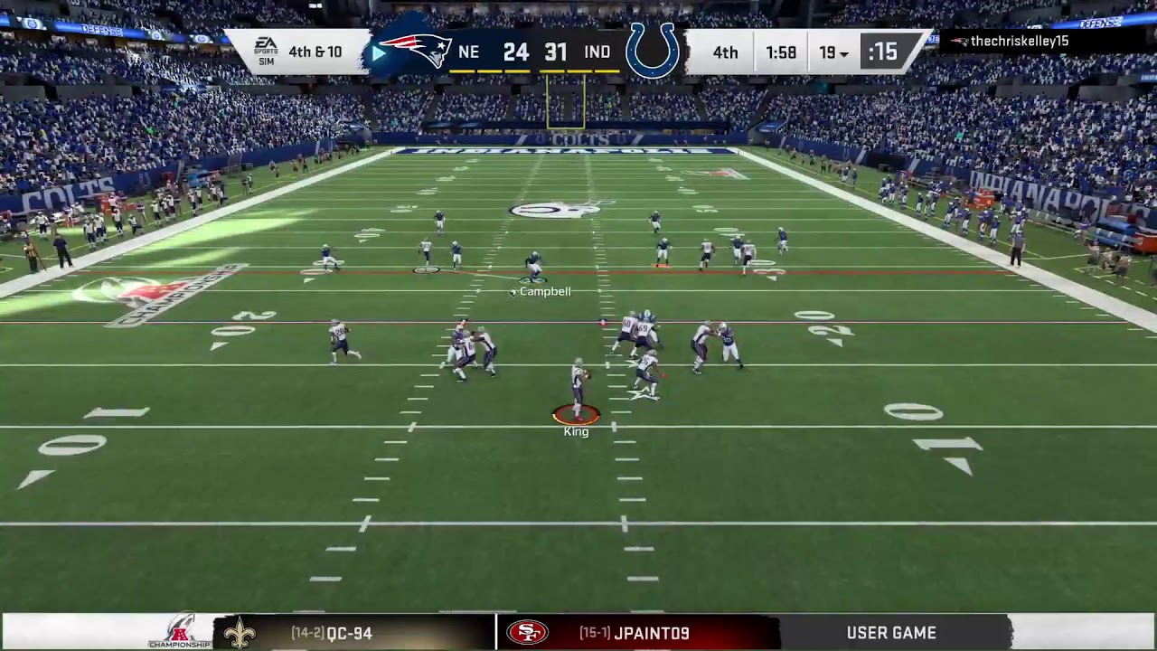 Colts vs Pats YouTube