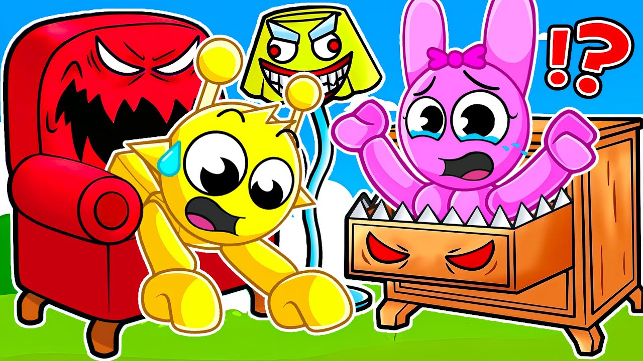 出發！奇怪世界之旅！這裡的家具竟然想把我吃了！？【Roblox 機械方塊】