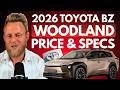 Toyota reveals prices and specs for its new electric SUV, the 2026 bZ Woodland