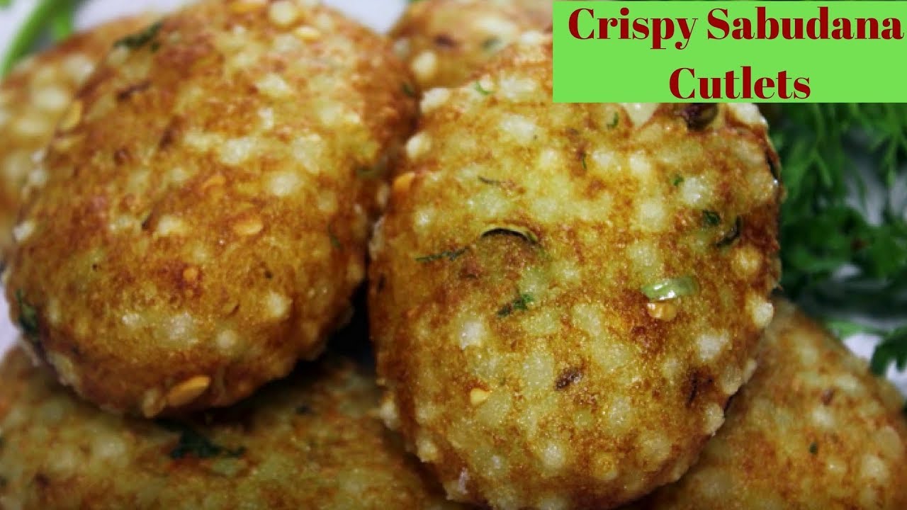 Sabudana Vada/Cutlets | Fasting Food Indian Recipe | Tasty Indian Recipes | Kanak