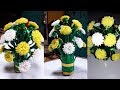 Guldasta/ How to make flower guldasta with cloth bag and  bottle/ best craft idea