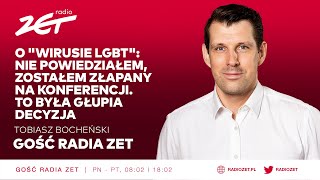 Bocheński o "wirusie LGBT":nie powiedziałem, zostałem złapany na konferencji. To była głupia decyzja