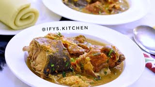 HOW TO MAKE OFE NSALA (WHITE SOUP)/ AUTHENTIC NSALA SOUP / COOK WITH ME/ IFY'S KITCHEN RECIPE.
