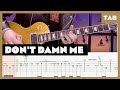 Don’t Damn Me Guns N’ Roses Cover | Guitar Tab | Lesson | Tutorial